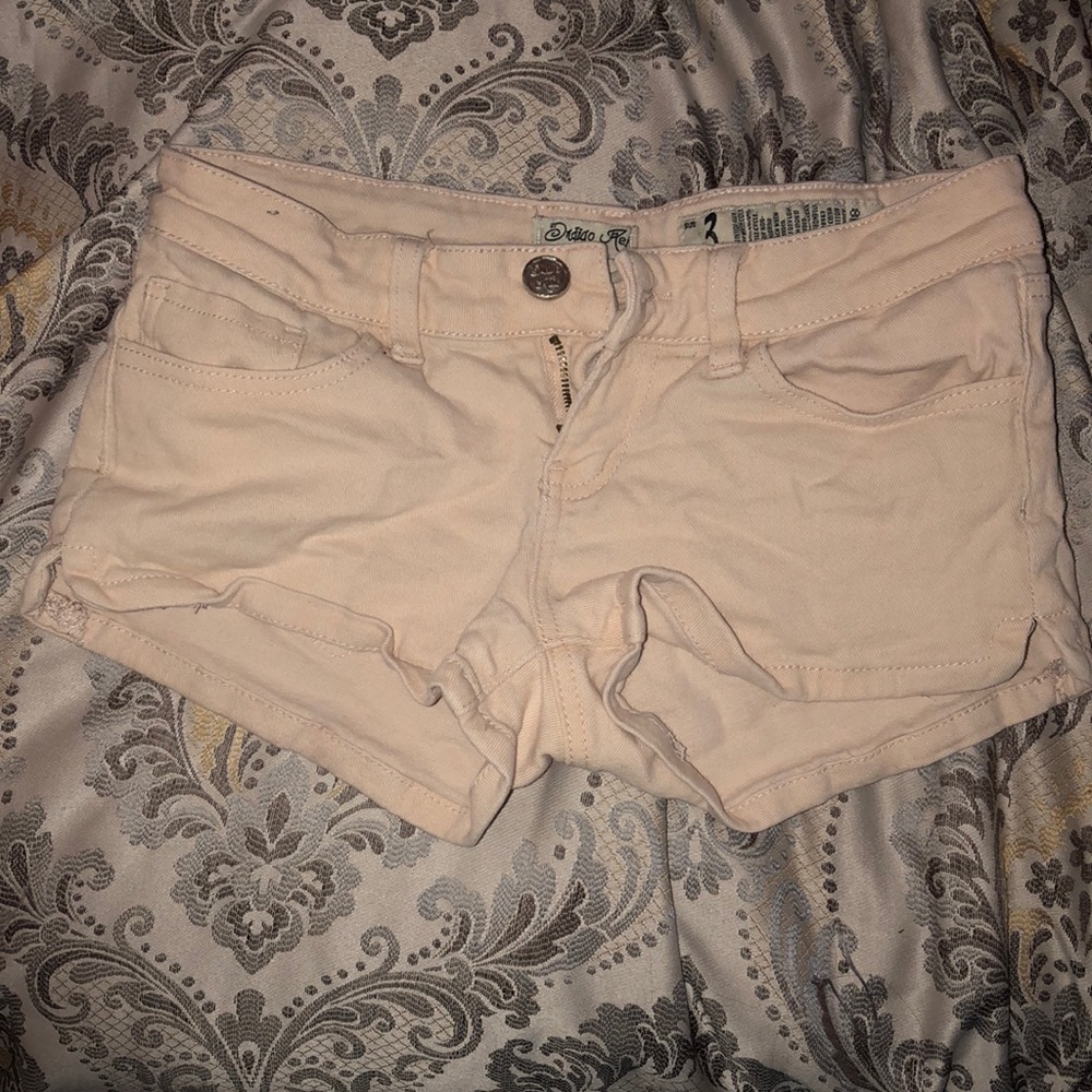 Light peach colored shorts